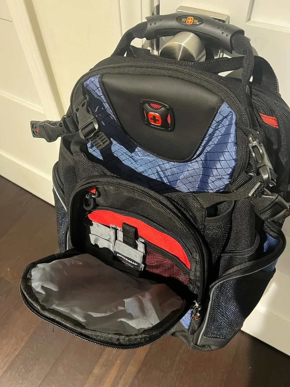 SwissGear Blue and Black Men's Backpack - SwissGear